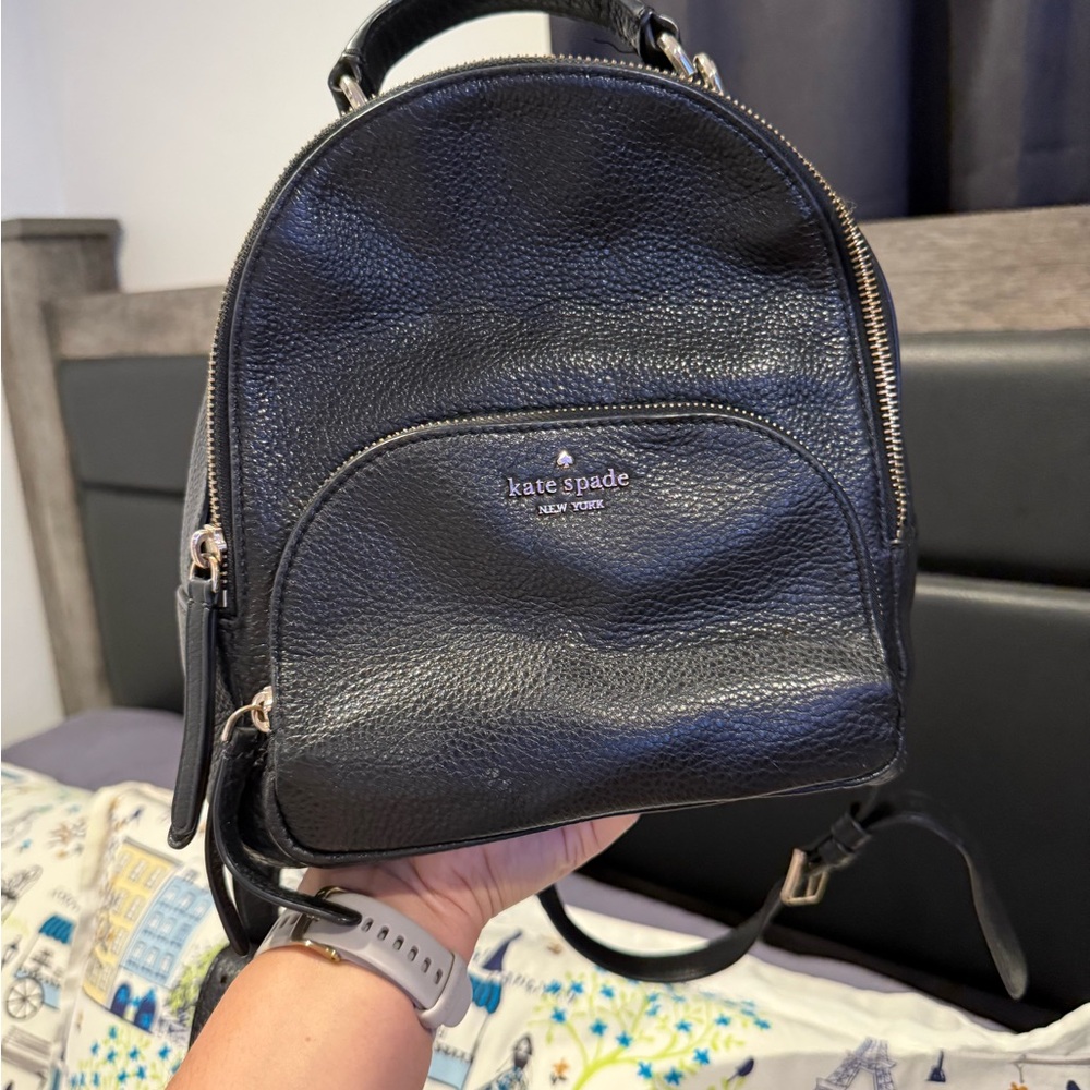Kate Spade Black Textured Leather Bag